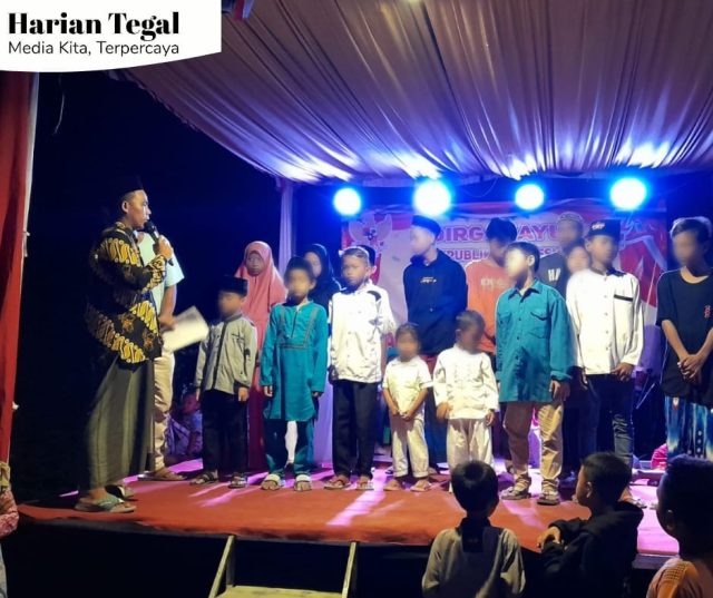 Peringati HUT RI Ke-77, Pemuda Wanasari Rayakan dengan Santunan Anak Yatim